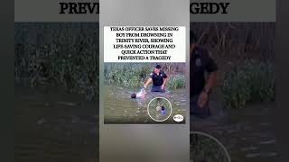 A hero in uniform pulled a miracle from the river today🙏🇺🇸#TexasHero#ThinBlueLine#SaveALife#shorts