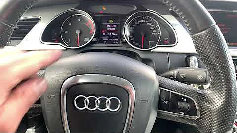 Audi A5 reset FLAT TYRE indicator. TPMS light solved