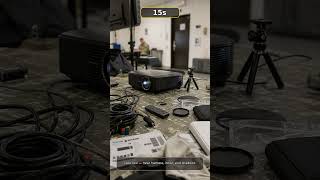 Find The 2x2 Cube At The Projector Calibration Bench