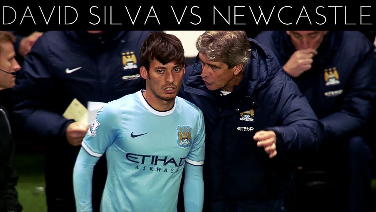 David Silva vs Newcastle (A) 2013-2014 Capital One Cup HD