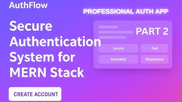 Complete MERN Authentication App With JWT, Bcrypt Js & Nodemailer | Professional Auth App | Part 2