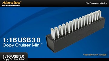 Aleratec 1:16 USB 3.0 Copy Cruiser Mini Flash Drive Duplicator - Part 330115