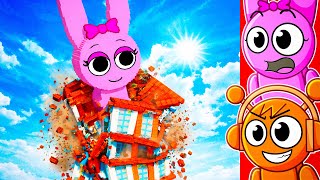 Giant Pinki Vs Buildings