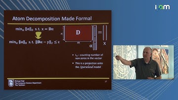 Michael Elad: "Sparse Modeling in Image Processing and Deep Learning"
