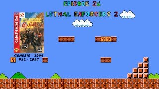 Lethal Enforcers 2 - Sony Playstation Vs. Sega Genesis