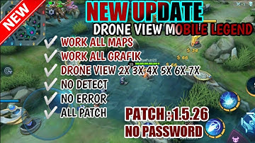 Update Dr0n3 Vi3w Mobile Legends Patch 1.5.26 | No Password