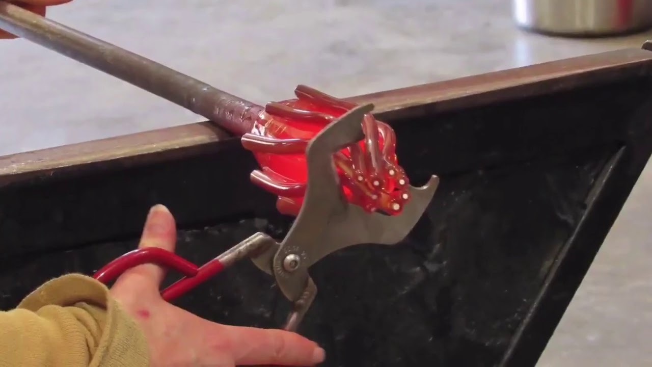 how to make a glass cane pumpkin