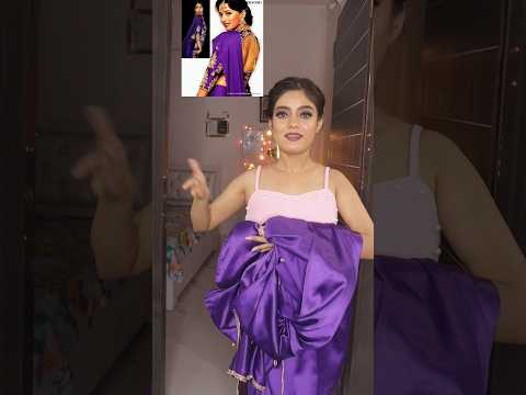 madhuri dixit iconic song look recreation😱😍kaisi lgi apko #shorts #ytshorts