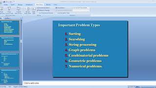 19MCA42-Important Problem Types