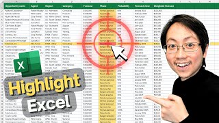 Highlight Active Row & Column in Excel (7 Levels)
