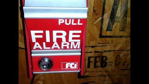 FCI MS-2 Fire Alarm Demonstration