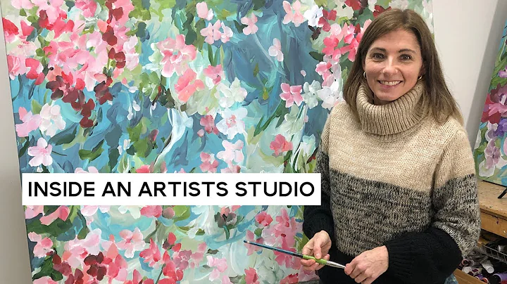 Inside an Artists Studio. Botanical Artist Amber G...