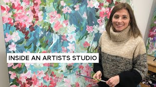 Inside an Artists Studio. Botanical Artist Amber Gittins. Art Studio Tour. www.ambergittins.com.au