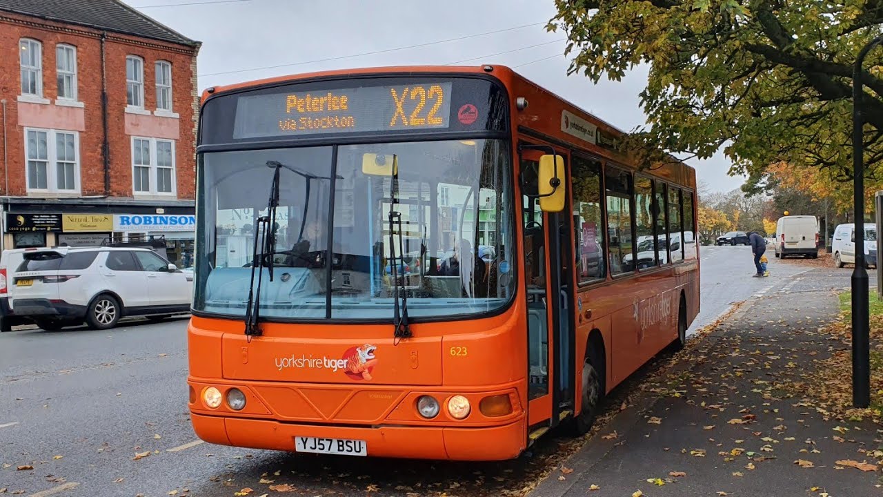 60MPH Section: Route X22 | YJ57BSU/623 - Arriva North East: VDL SB120/Wright Cadet