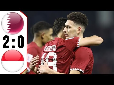 Qatar U23 vs Indonesia U23 (2-0 | U23 AFC Asian Cup 2024 ملخص قطر و إندونيسيا كأس أسيا