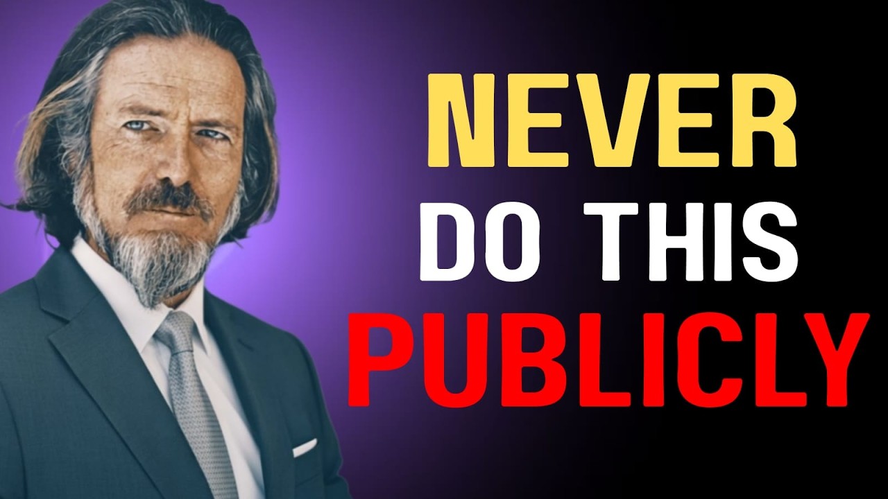 6 Things You Should NEVER Do in Public – Alan Watts Explains Why