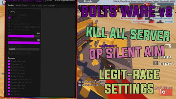 ROBLOX NEW ARSENAL OP SCRIPT/HACK BOLTS-WARE V8 [ KILL ALL SERVER , OP SILENT AIM , ALL OP FEATURES]
