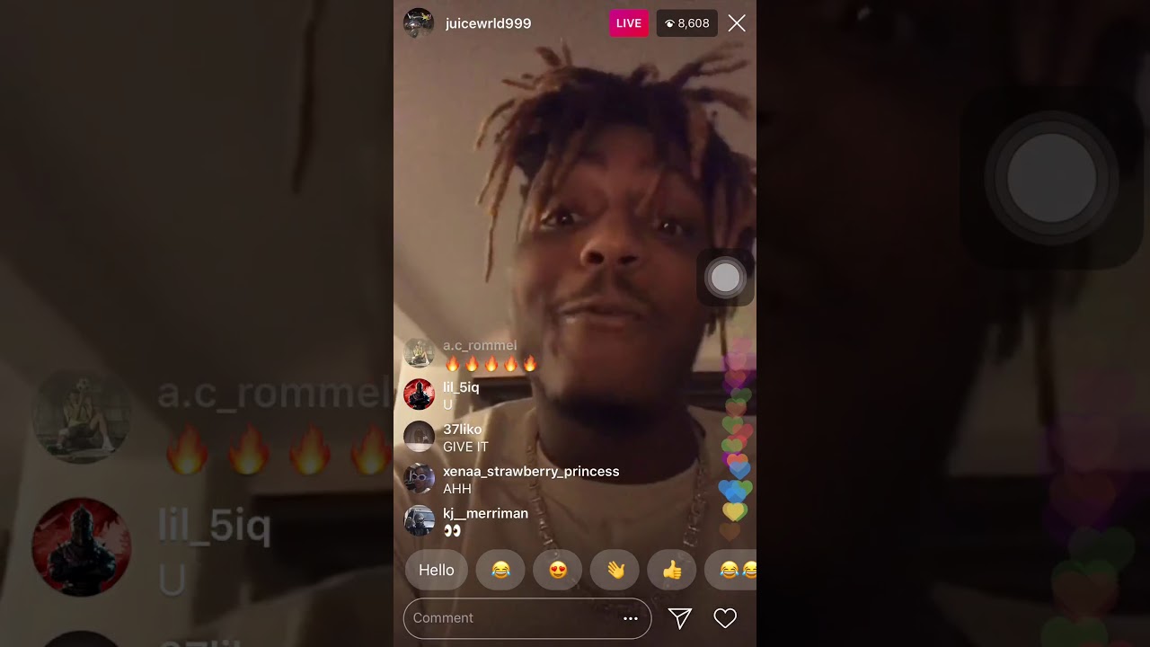 NEW JUICE WRLD FREESTYLE ON INSTAGRAM LIVE!!🔥 YouTube