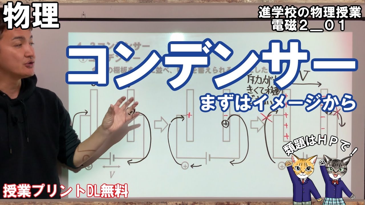 【電磁気2_01】コンデンサーの公式をイメージと関連させて覚えましょう