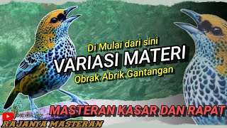 BURUNG MASTERAN FULL VARIASI MATERI ISIAN || Masteran Tembakan Kasar Dan Rapat Untuk MASTERAN