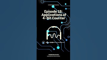 Episode 18: Application of 4-bit Counter #cosmelectronics #countingcircuit #flipflopcircuit #shorts