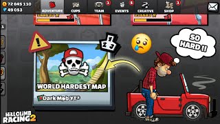 WORLD HARDEST MAP 🥶 BUT IT'S ACTUALLY NOT!! - Hill Climb Racing 2