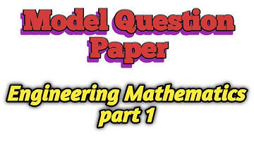 TNEB AE Model question paper with answer engineering mathematics part1