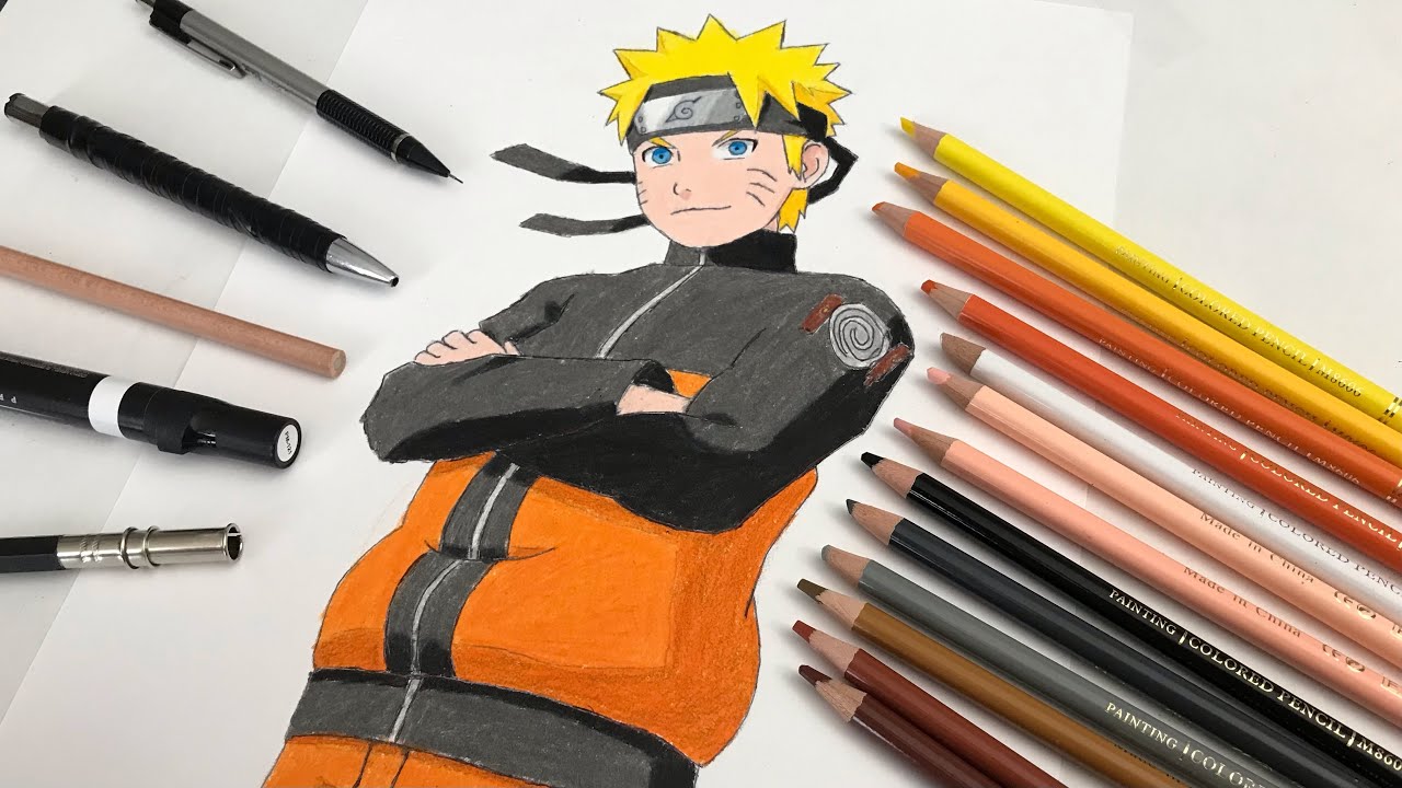 naruto, realista, Pencil Sketch 