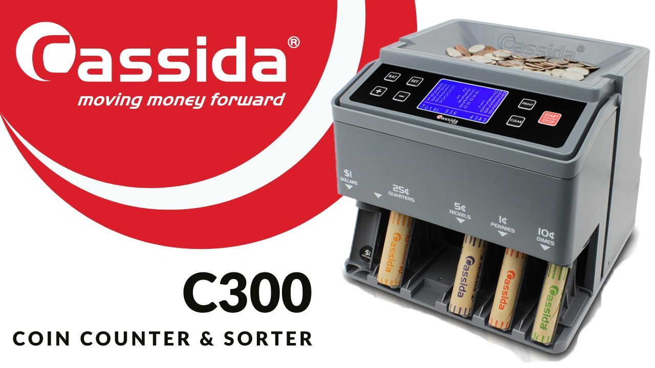 Currency-Counters - Cassida C500 Coin Counter/Off-Sorter