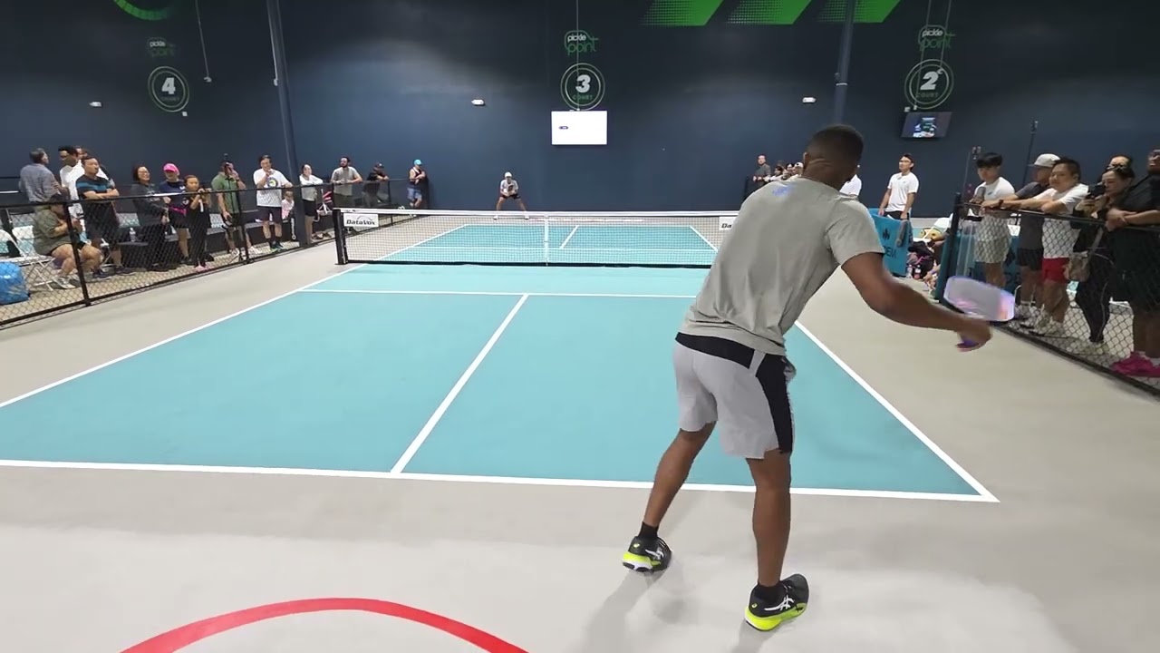 Pickleball - Pickle Point SW - Singles - Quang Duong (6.9 DUPR) vs Myles Martin (5.4 DUPR)