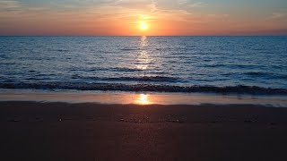 Real Time Sunset at a Remote Australian Beach, ASMR for Deep Sleep, 3H in 4K