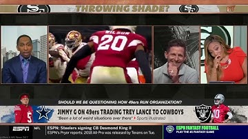 Stephen A Smith Tells Jimmy Garoppolo To Shut Up