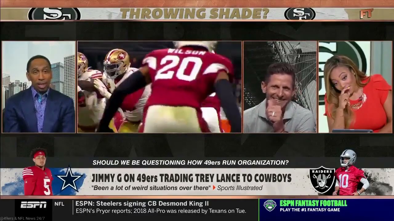 Stephen A Smith Tells Jimmy Garoppolo To Shut Up