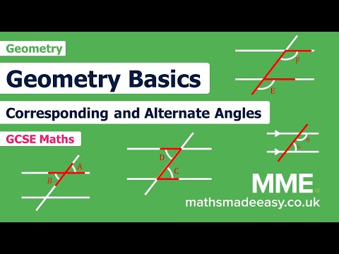 Corresponding Angles And Alternate Worksheets Revision Mme