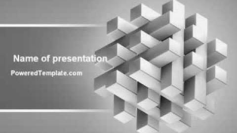 Free Stable Structure PowerPoint Template by PoweredTemplate.com