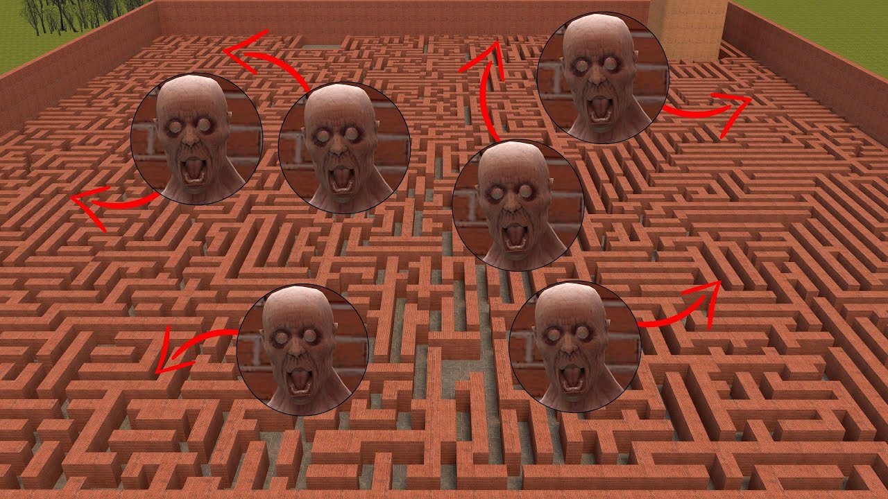 MAZE FULL OF SCP-096? In Garry's Mod