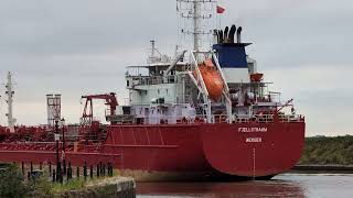 4K/60FPS 🚢 F. JELLSTRAUM. BERGEN (Sweden)🚢 Manchester Ship Canal at Ellesmere Port⚓16 July 2025.