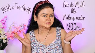 MUA Like Makeup Under 200 - शादी के लिए मेकअप खुद से कैसे करें | Wedding me Parlor jaisa Makeup