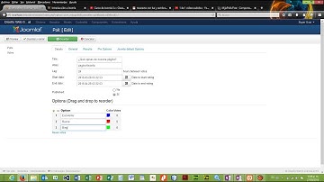 Crear Modulo de Encuesta en Joomla
