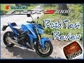 Suzuki GSX-S1000 - Test Ride and Review (60fps)