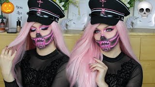 Neon Skull Barbie Dominatrix  DRAG  Transformation 💀💖🎃 | Halloween 2018 screenshot 4