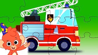 Fire Truck puzzle | Jigsaw Puzzle Game | Club Baboo screenshot 2