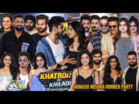 Khatron Ke Khiladi 15 Avinash Mishra Winner Party | Eisha Singh, Rajat Dalal, Karan Veer