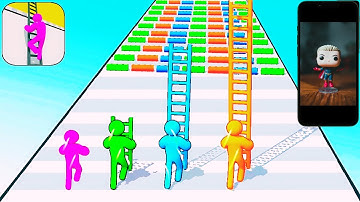 Satisfying Mobile Game Ladder Masters Top Gameplay Walkthrough Max Speed Run Update All Levels Kembo