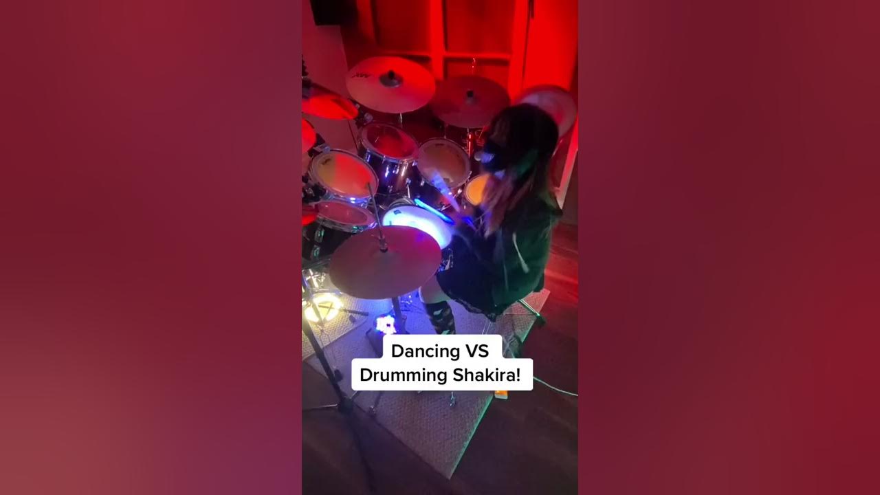Drumming to SHAKIRA! #shorts
