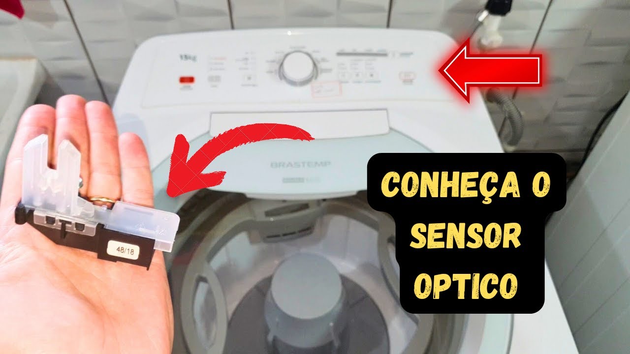 LAVADORA BRASTEMP COM SENSOR ÓPTICO - BWD 15 - piscando painel