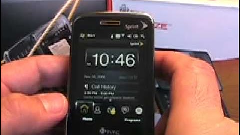 A look at the HTC Fuze and Sprint Touch Pro