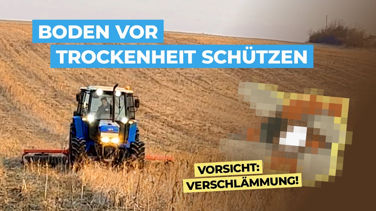 Ackerboden vor Trockenheit schützen
