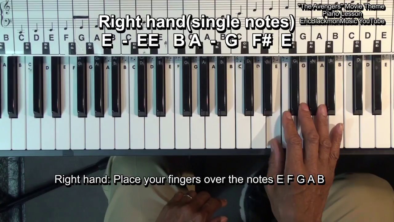 Avengers Endgame Theme Song Piano Notes