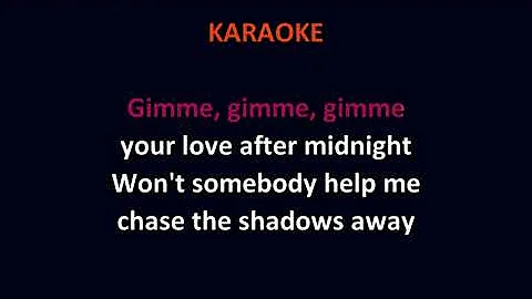 Yngwie Malmsteen - Gimme! Gimme! Gimme! (Your Love after Midnight) KARAOKE